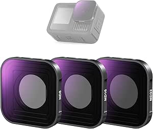 NEEWER ND Filter Set Compatible With GoPro Hero 12 11 10 9 Black 6 Pack Cpl Nd8 Nd16 Nd32 Nd64 ☍✦ I.1356354786 - View #10