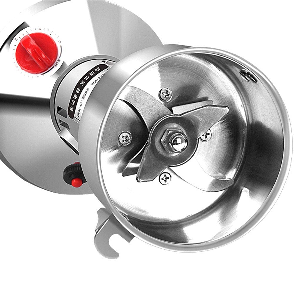 Macinacereali Elettrico 150G Macina spezie per Cereali alle Erbe 30 Secondi Macinacaffè e spezie Veloce Lavaggio Gratuito per la Lavorazione della Famiglia e della Medicina e del Laboratorio