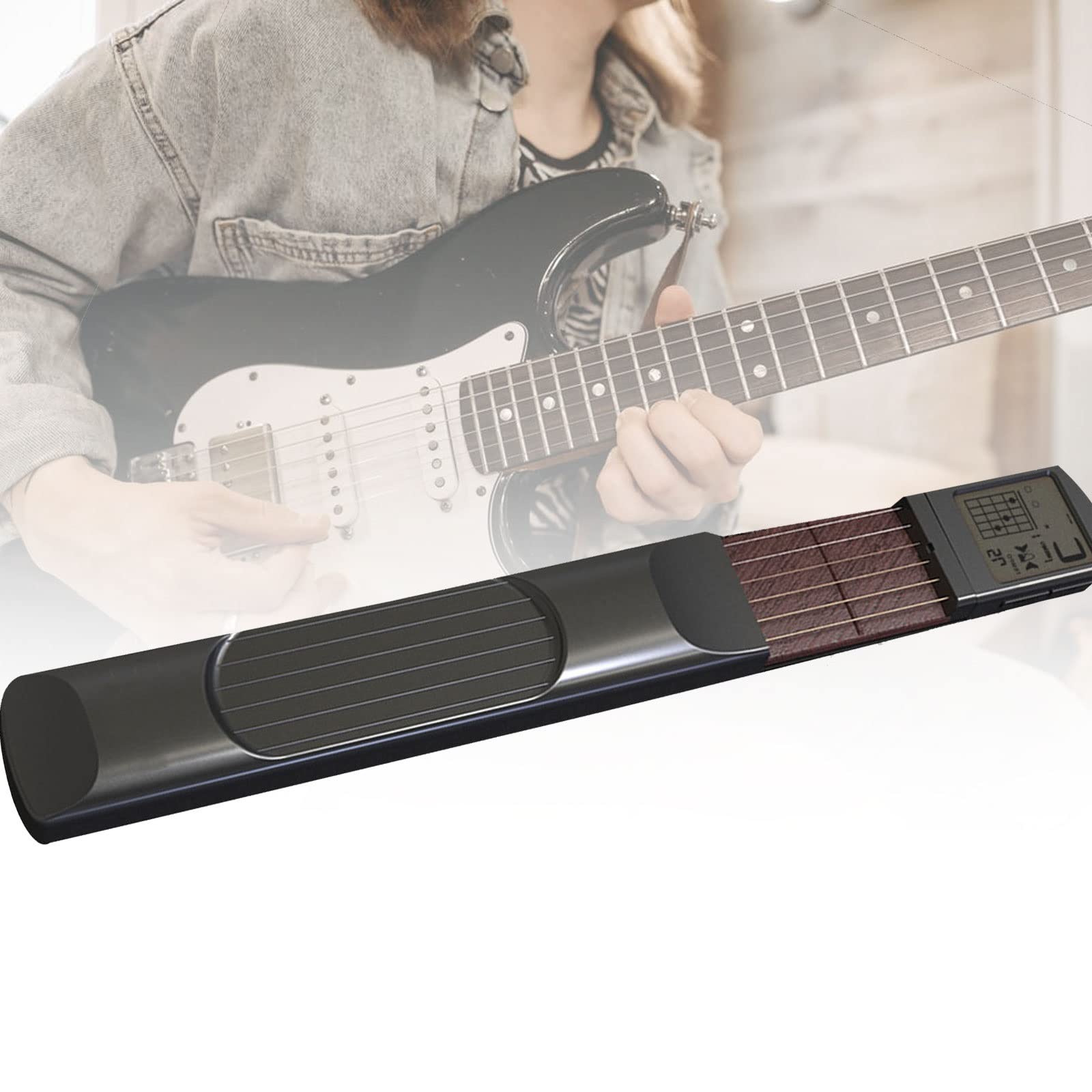 Buy BIWASimple Digital Guitar Trainer with Screen, 6 Fret Chord Trainer