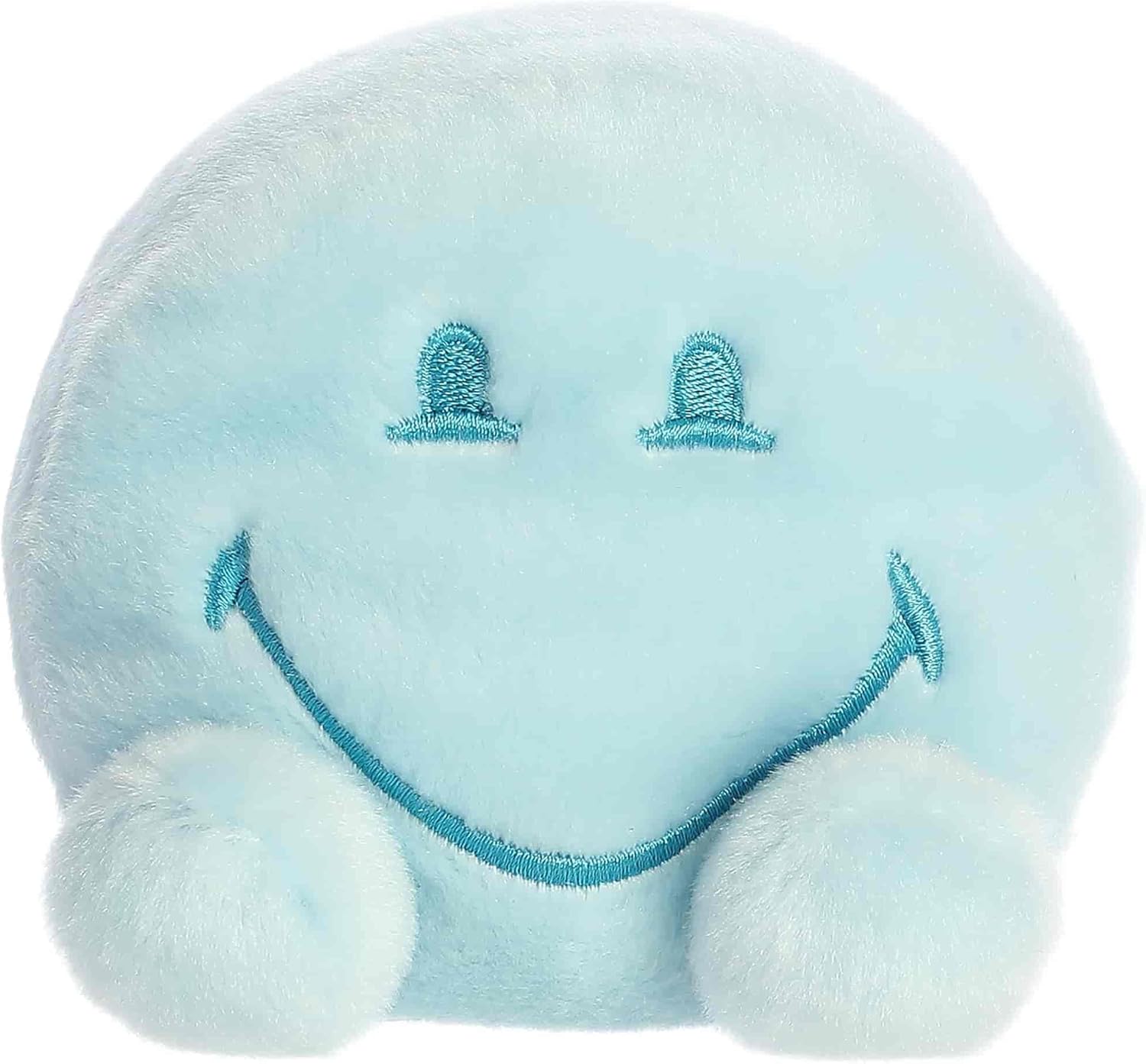 Aurora® Vibrant SmileyWorld® Palm Pals™ Stuffed Animal - Eye-Catching Designs for Retro Decor - Toys for Bedrooms, Birthday Gifts, and Celebrations - Bliss 5 Inches