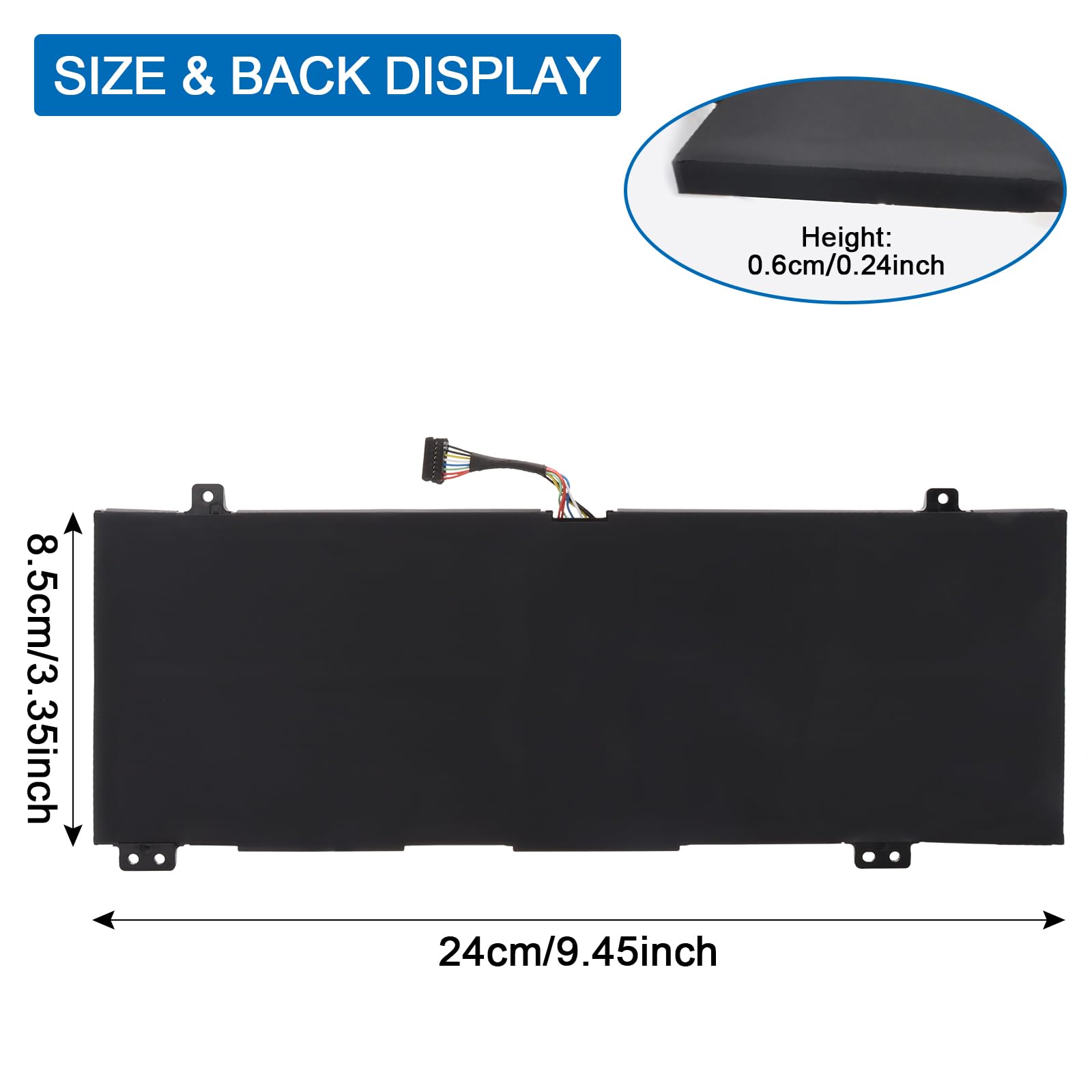 L18C4PF3 L18M4PF3 L18M4PF4 L18C4PF4 Laptop Batteria per Lenovo ideapad C340-14IML C340-14IWL C340-14API S540-14API S540-14IML S540-14IWL Flex-14IML Flex-14IWL Series 5B10T09077 15.36V 45WH
