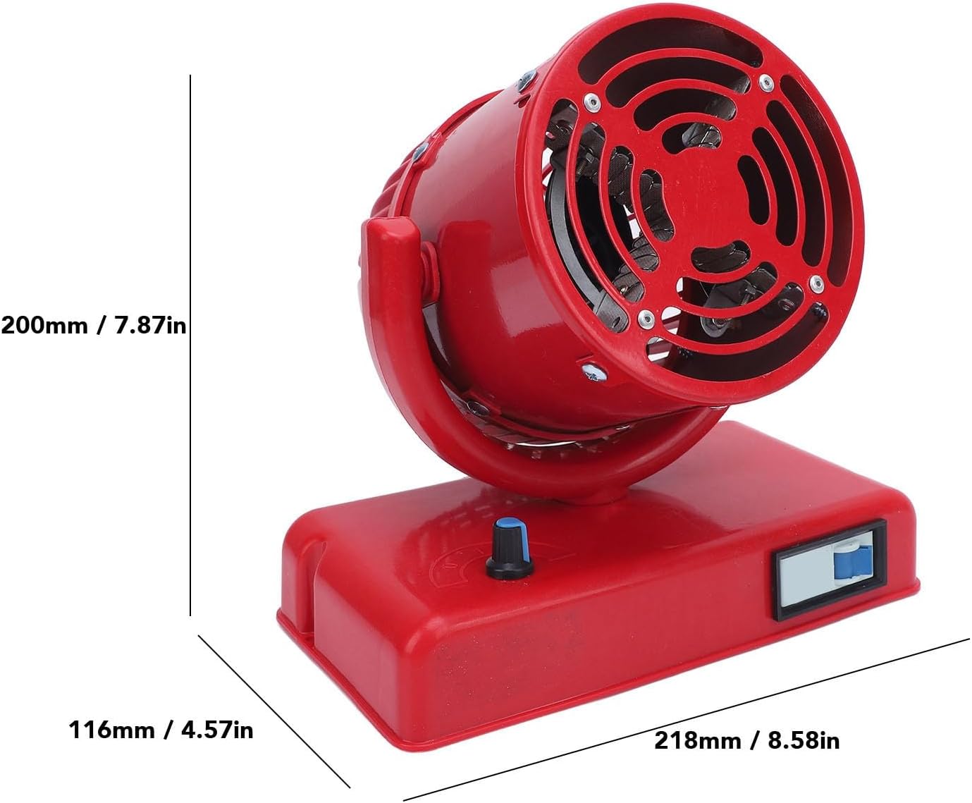 Portable Air Heater 12V 300W Mini Space Heater with 2 - in - 1 Heating and Cooling Modes for Car Home Office Defrosting Defogging