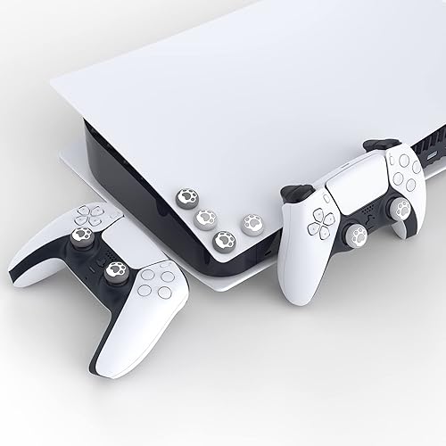 Miniatura 6 de PlayVital Cat Paw - Lindas tapas de agarre de pulgar para controlador PS54, tapas de silicona analógicas para Xbox Series XS, tapas de pulgar para