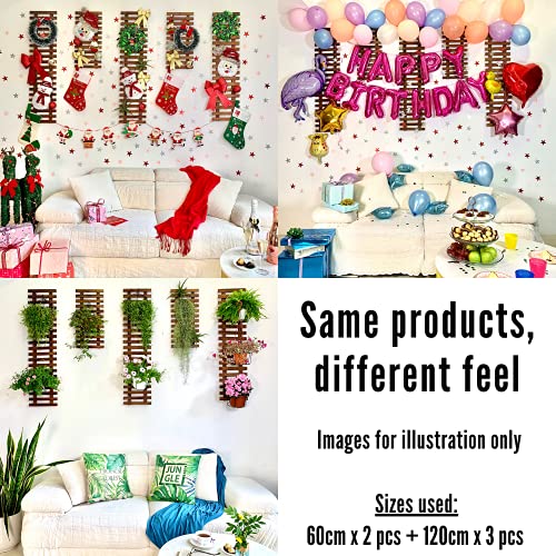 Shoplala Wall Planter - Hanging Wooden Wall Planter For Indoor Outdoor Plants, Vertical Garden, Plant Wall, Wall Mount Planter, Air Plant Succulent Holder, Wooden Trellis For Climbing Plants #TOP6