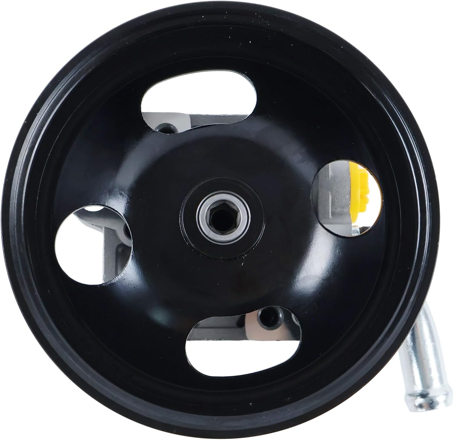 Power Steering Pump 49110-1AA0A with Pulley Compatible with Nissan Teana J32 VQ35 VQ25 Z51 2007-2012 Altima 2009-2014 Maxima Murano