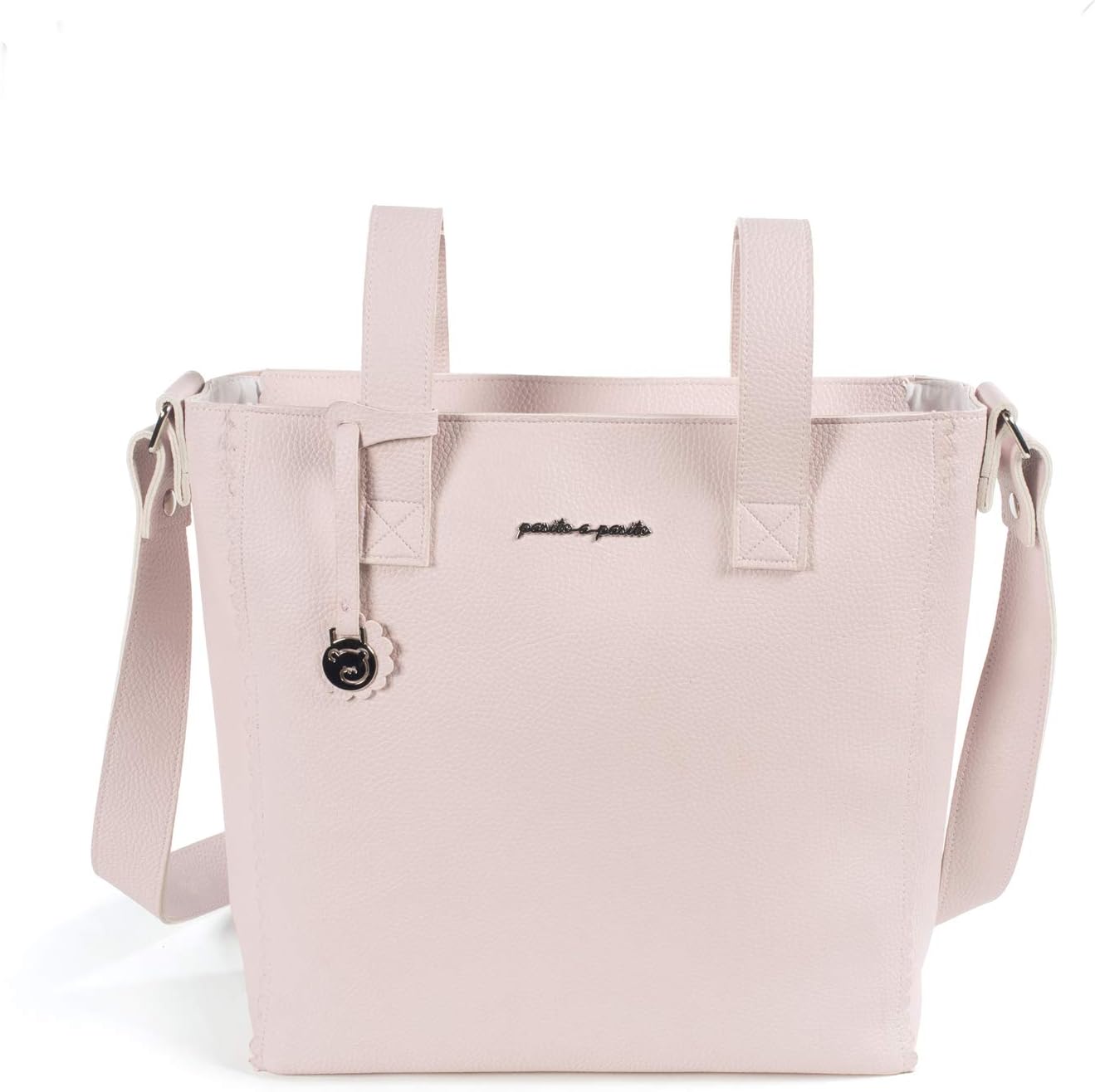 Pasito a Pasito. Biscut Baby Pram Bread Bag Medium Maternity Bag Handy Organizer Large Size Long Handle Shoulder Handle Pink 33 x 33 x 11 cm