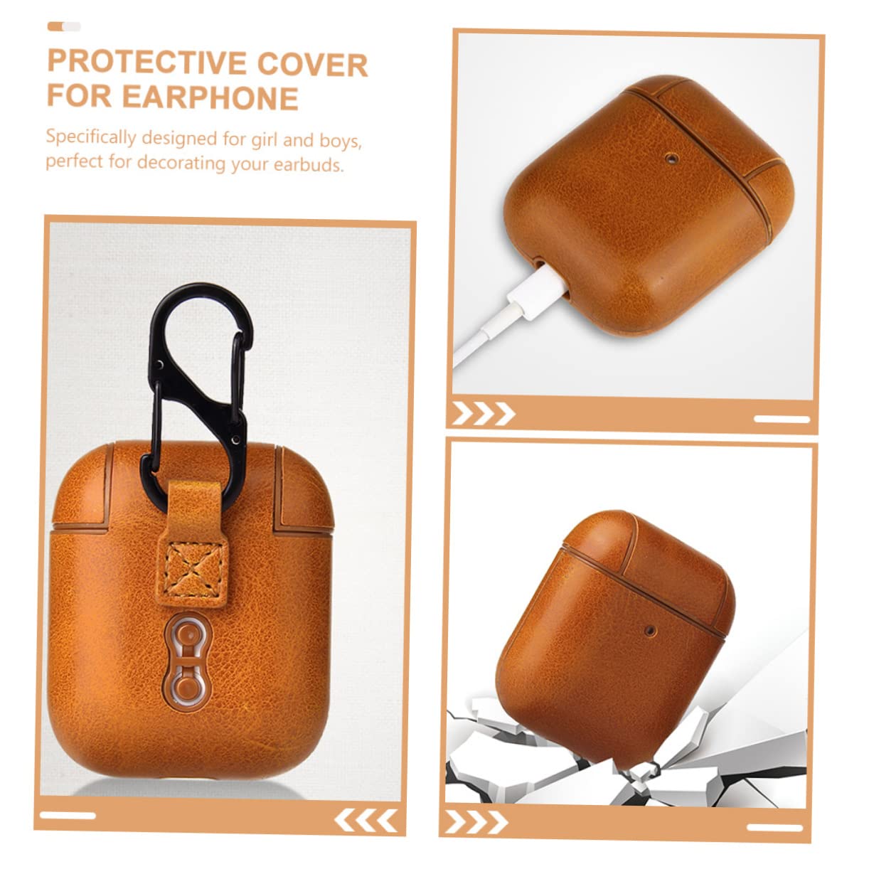 DOITOOL 5 Fundas Organizadoras para Auriculares Funda Decorativa para Protegerlos De Arañazos Y Polvo.