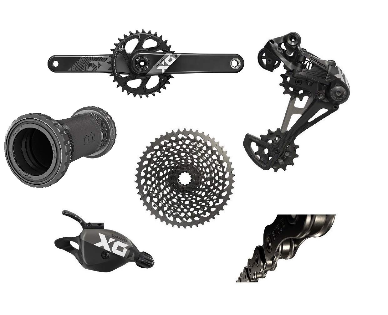 SRAM EAGLE X01 DUBクランクセット 175mm Amazon.co.jp: SRAM X01 Eagle SuperBoost+ クランクセット - 175mm
