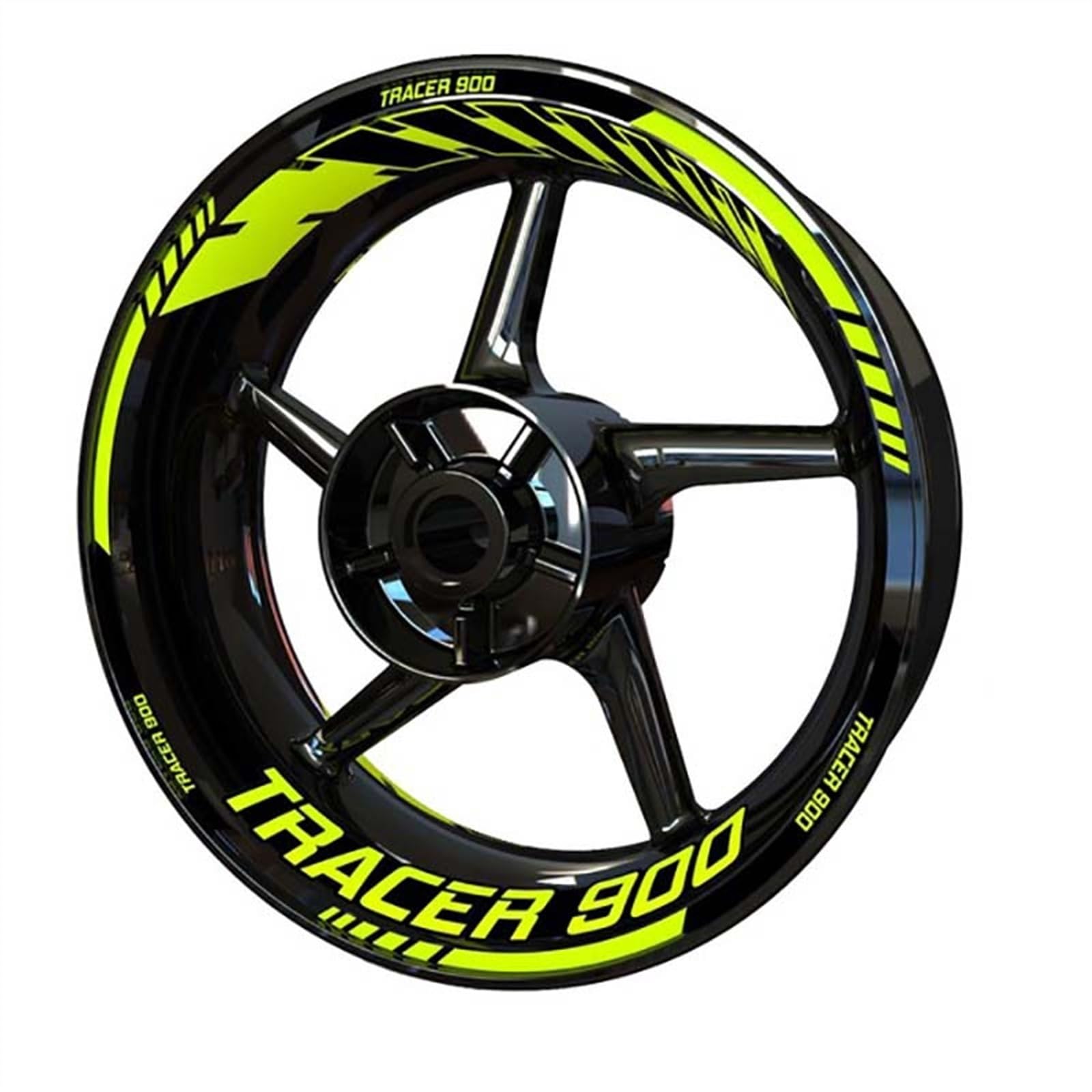 Motorcycle Accessories Wheel Sticker for Yamaha Tracer 9 900 7 Gt 9gt Motorbike Rim Decal Decorative(Color24)