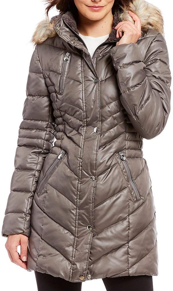 ralph lauren chevron quilted down jacket