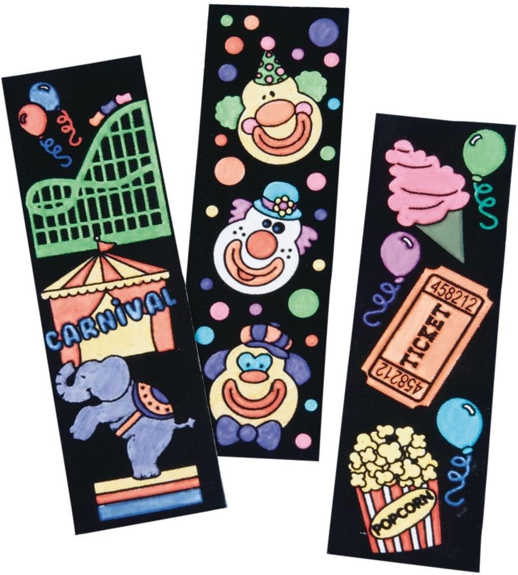 Carnival Bookmarks Craft Kit (Pack of 48)