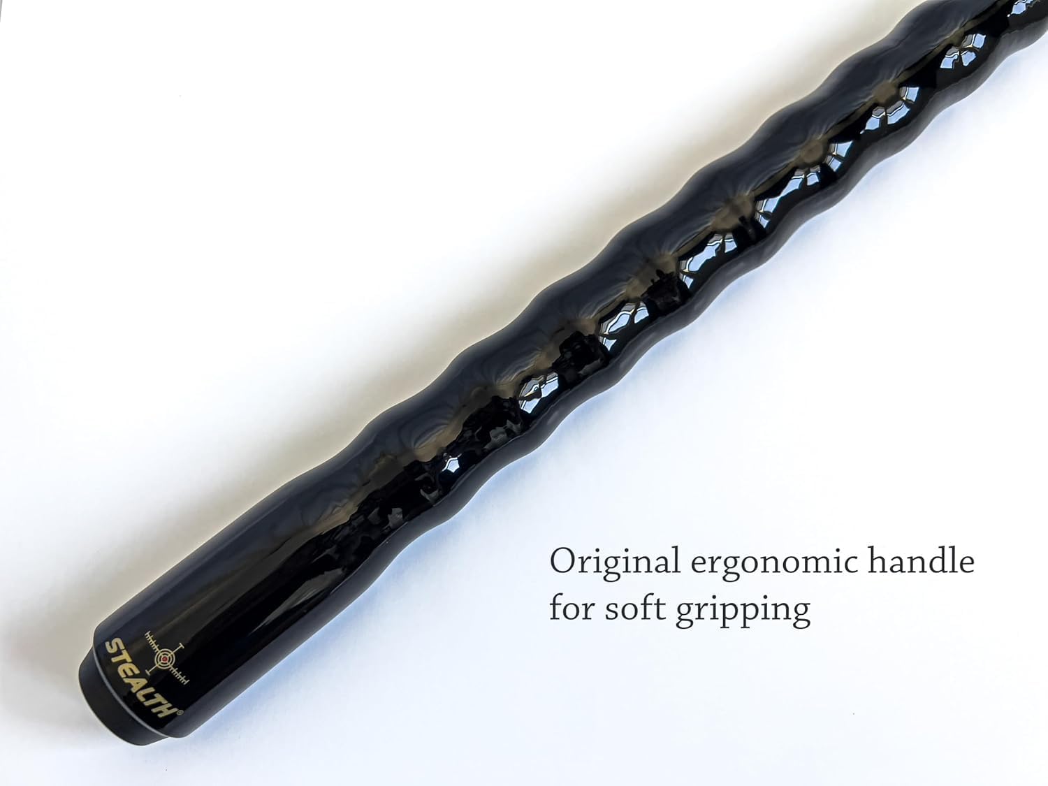 Stealth Cues 55" Black Bomber. Powerful Break Cue – 25 oz Heavy Break Stick with Dooley Handle – 5/16 x 18 Joint for Maximum Impact and Control. Shorter for More Power