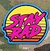 Milspec Monkey Stay Rad Sunset PVC Morale Patch Pink