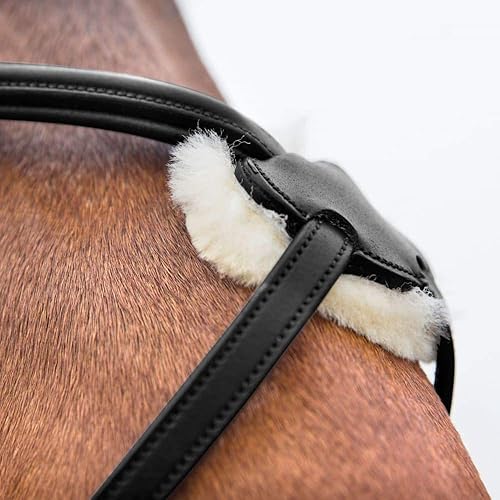 Miniatura 5 de HORZE Prescott Figura 8 Bridle - Negro - Pony