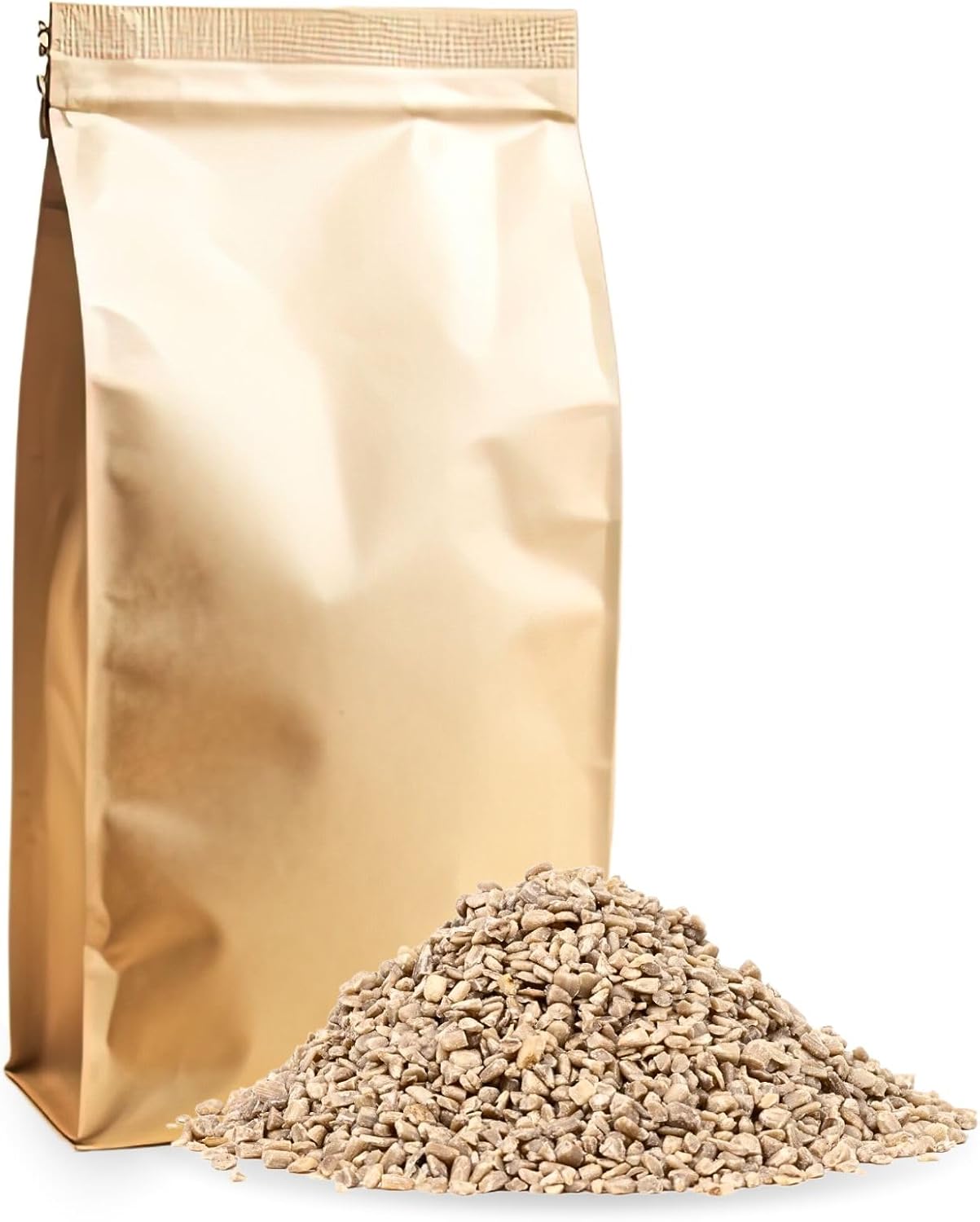 Lyra Pet 25 kg Sonnenblumenkerne geschält Bruchfutter Qualität Wildvogelfutter ganzjährig ideal für Jungtiere Vogelfutter Wildvögel wertvolles Streufutter Energiespender Sommer Winter