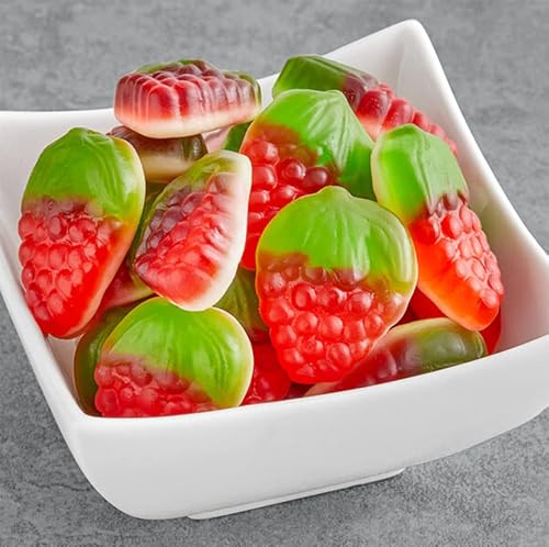 Sweetgourmet Strawberries And Cream | Foam Bottom Gummy Candy | Halal | 2 Pounds #TOP6