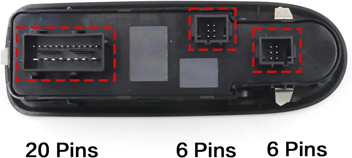96644917XT Electric Power Lifter Window Control Switch Fit For Peugeot 308 508 C5 2007 2008 2009 2010-2018 OE 98026370ZD 96599975XT
