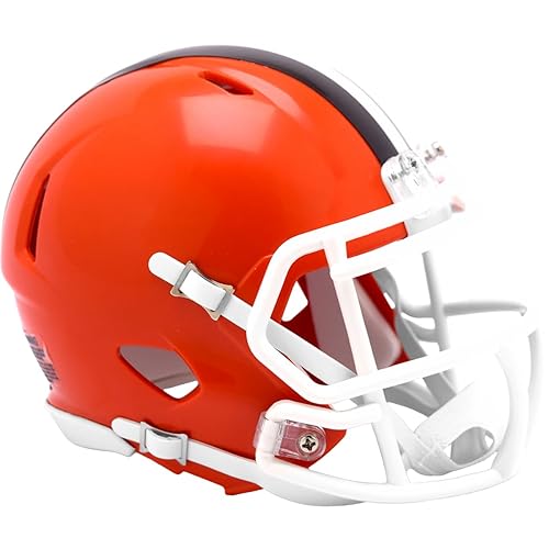 Browns Helmet Replica — Riddell Mini Browns Helmet Replica — Riddell Mini — officially licensed fan gear