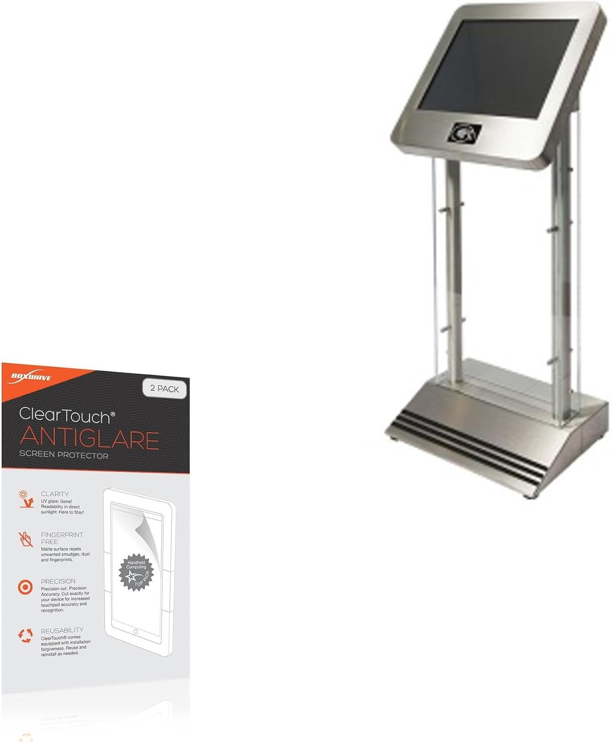 BoxWave Screen Protector Compatible With Acante Glass (23 in) - ClearTouch Anti-Glare (2-Pack), Anti-Fingerprint Matte Film Skin