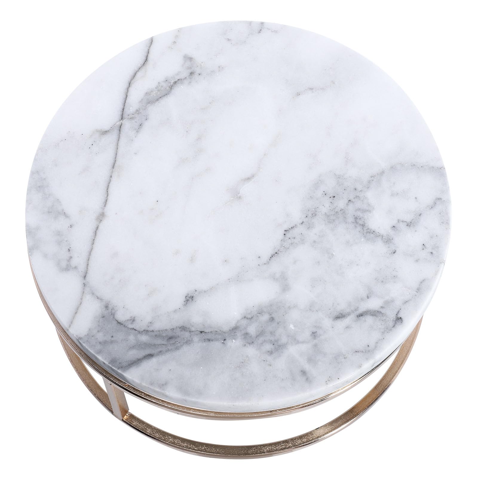 Plateau à Gâteau VOSAREA en Marbre pour Sublimer Vos Tables de Fête et Buffets