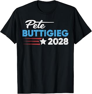 Pete For President 2028, US Flag Pete Buttigieg 2028 T-Shirt