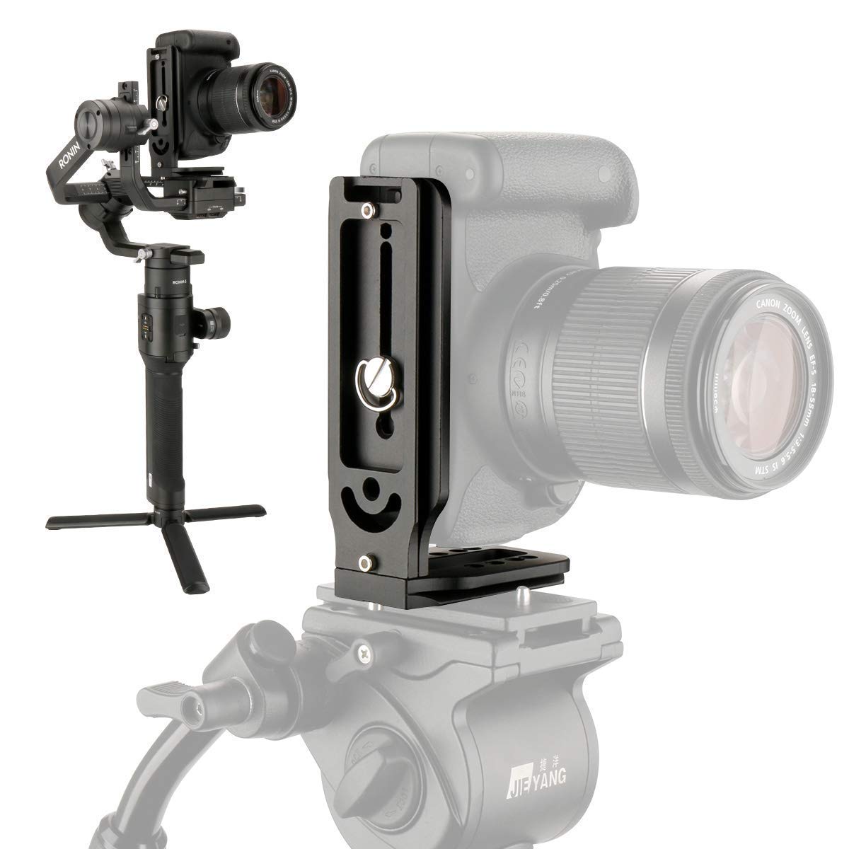 YILIWIT L Bracket Vertical Plate, Mount Camera Vertically on Video
