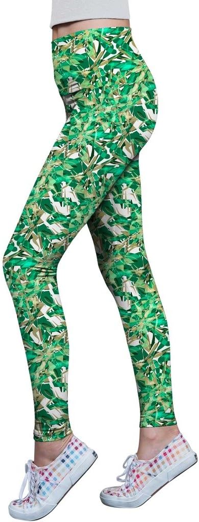 Pineapple Clothing Activewear Running Yoga Leggings Dry-Fit Workout Printed Pants
