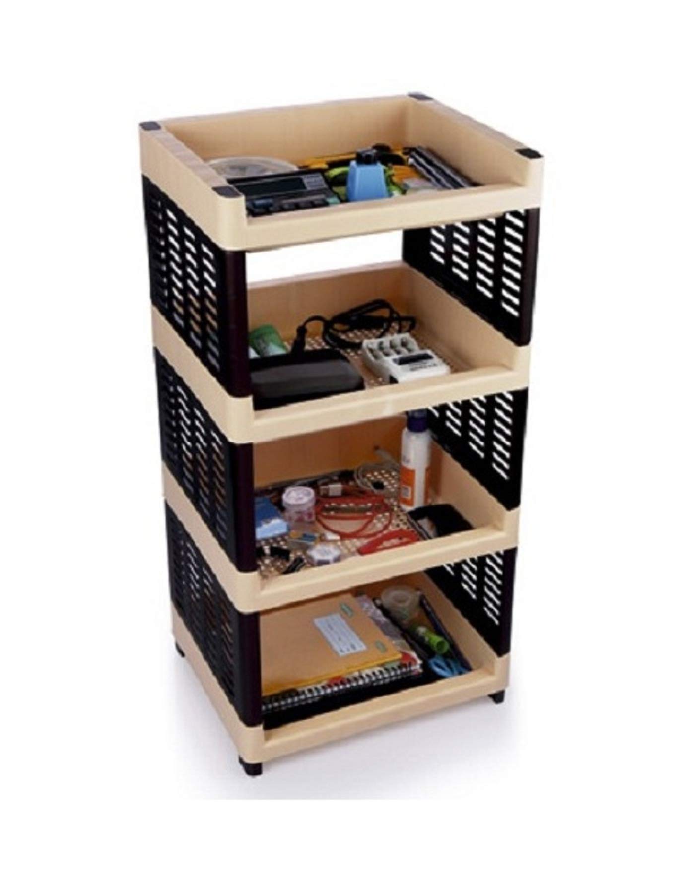 Sonal Viva Plastic Rack - Kitchen, Office & Bathroom Storage -4