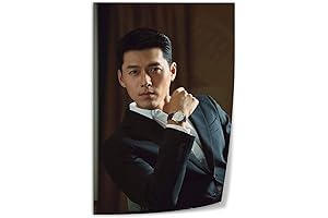 KHFCMRAW Hyun Bin Korean Actor Aesthetic Art Portrait Wall Poster