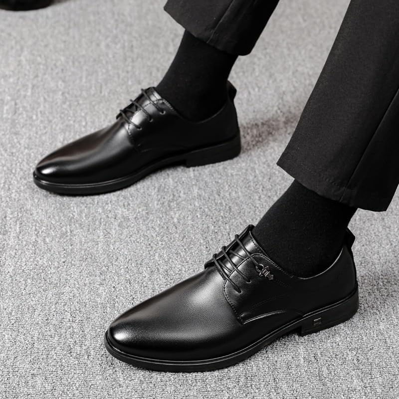 Men's Oxfords Business Dress Shoes Men's Classic Pointed Toe Tuxedo Brogue Business Shoes Casual Retro Wedding Work Oxfords Shoes Formal Casual Brogue Elegant Dressy Derby Shoes(9)2