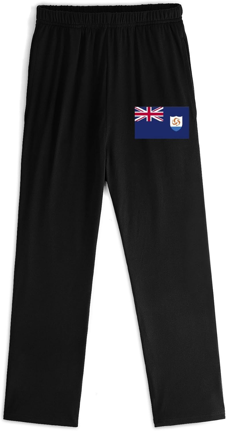 Adugen Origei Men Pajama Pants Sleepwear Anguilla Flag Men Sleepwear Temperament Pj Bottoms
