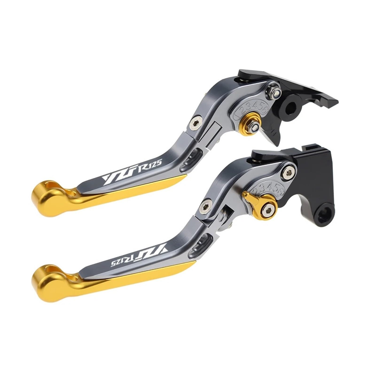 Yxbswbjd 17 Aluminum Alloy Folding Brake Lever For Yzfr125 Motorcycle Folding Extendable Brake Clutch Levers(17)