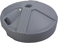 Vista 9 de US Weight Base de sombrilla duradera y rellenable para mesa de patio, capacidad de 50 libras, soporte ajustable resistente para sombrillas al aire