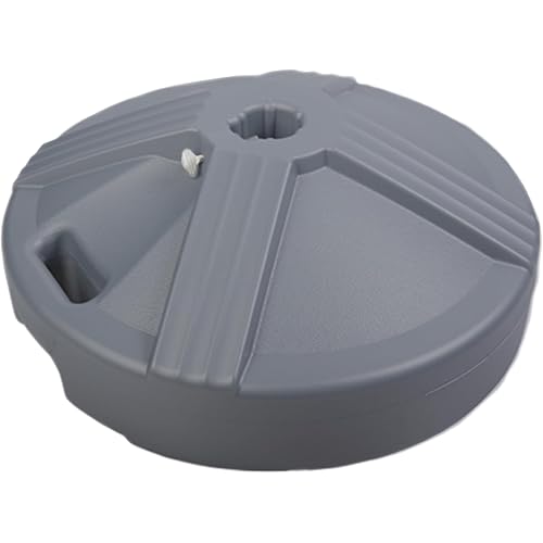 US Weight Durable Fillable Umbrella Base for Patio Table - 50 Pound Capacity Heavy Duty Adjustable Stand for Outdoor Umbrellas - Made in The USA