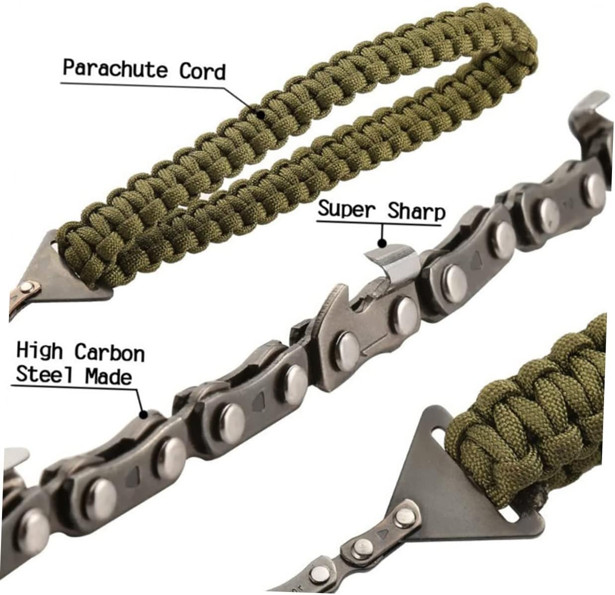 Toddmomy Lightweight Wire Saw Outdoor Rope Cutting Supply for Efficient Camping Tool