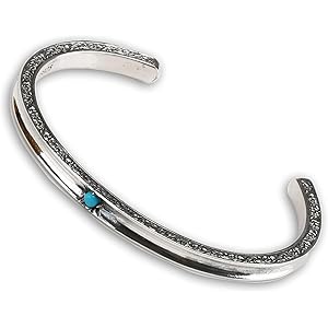 Amazon | 「silverKYASYA」シルバー925素材 ターコイズバングル