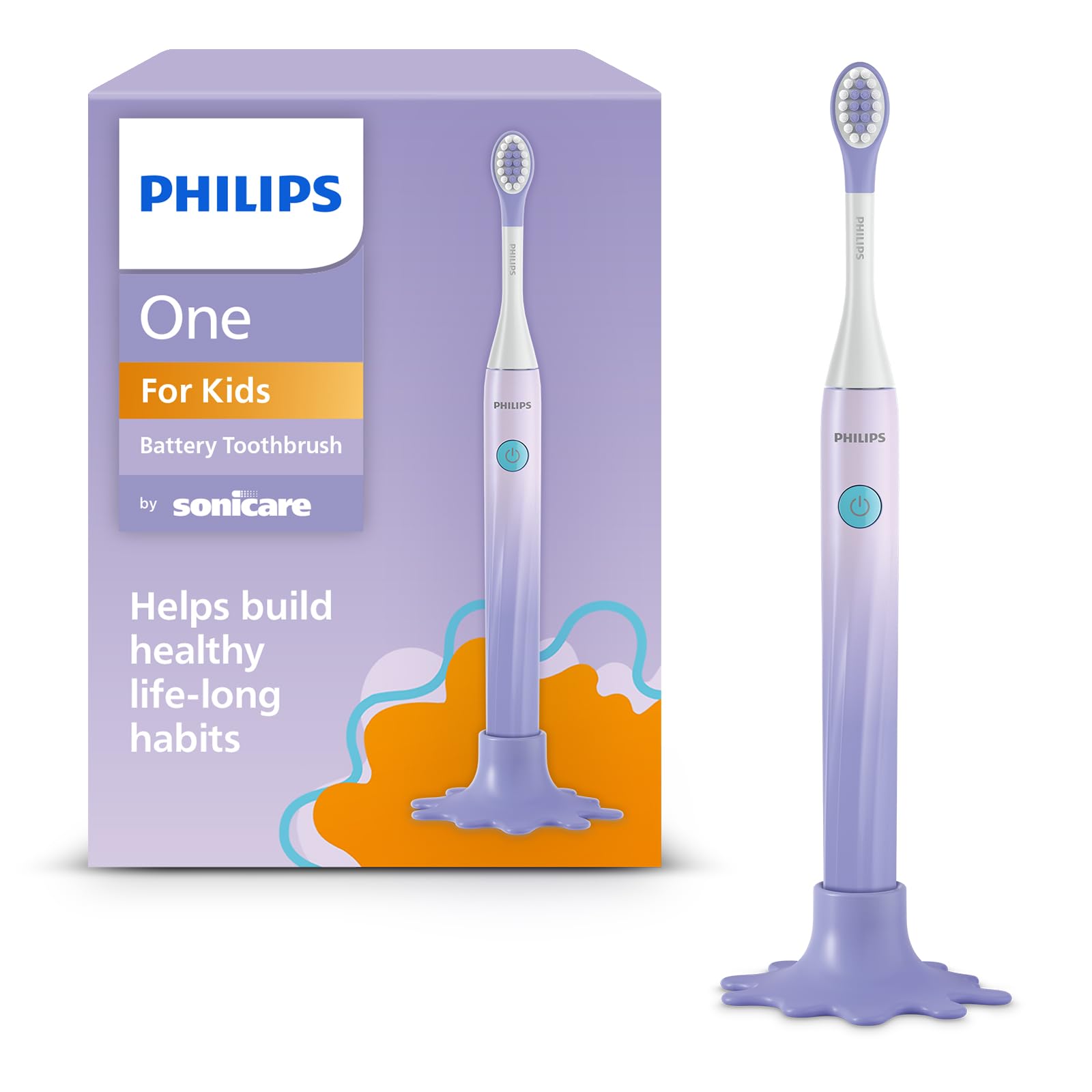 Philips Sonicare One for Kids Battery Toothbrush Purple