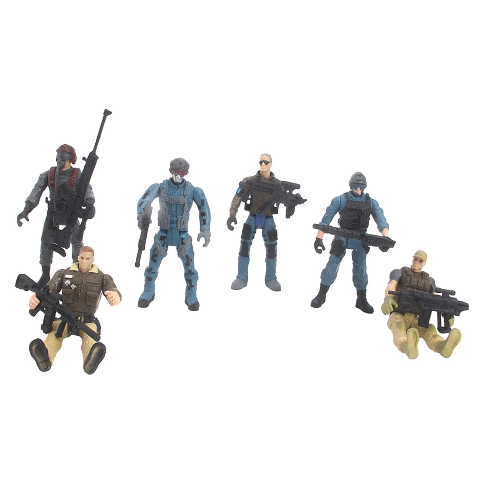 Amazon.co.jp: Freneci 6 個 1/18 アクションフィギュアモデルおもちゃ