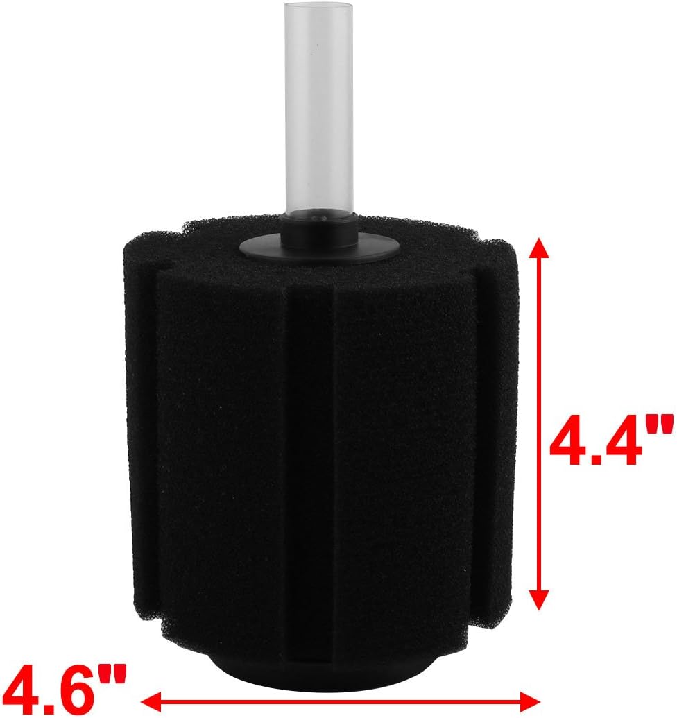 XY-380 Sponge Filter with dimensions labeled