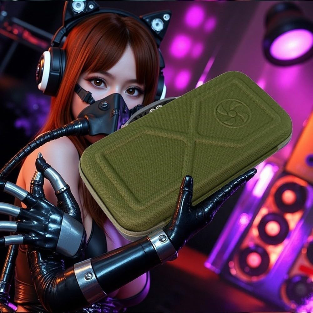 Custodia per scheda grafica, custodia rigida antiurto in EVA verde militare per rtx 5080, custodia protettiva da viaggio per GPU (GC-1586 nero)