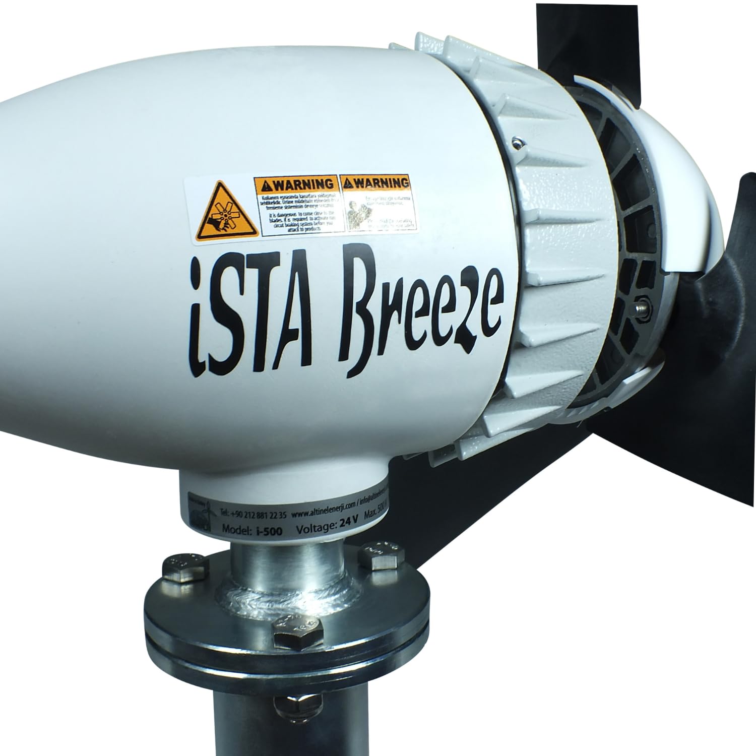 Große Auswahl Windgenerator von IstaBreeze - i-500 Modell - 12Volt AC - 500 Watt Power Windrad, Windenergieanlage