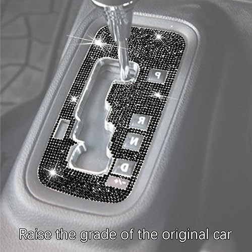 Miniatura 7 de Bling Gear - Adhesivo para cubierta de caja de cambios, adhesivo para el interior del automóvil para mujeres y hombres, compatible con Wrangler
