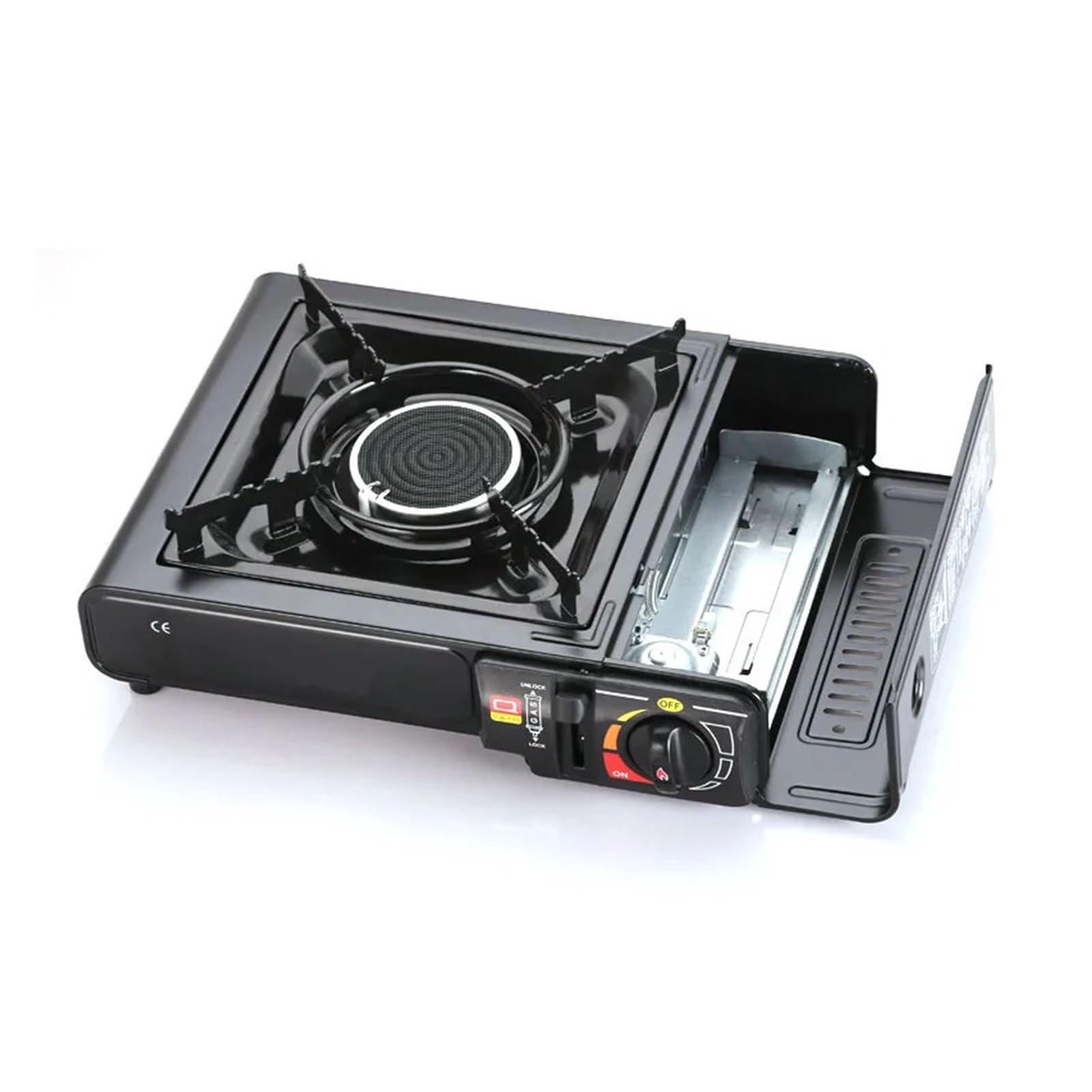 Cassette De Cerámica Infrarrojo Portátil For Exteriores, Estufa Gas Butano, Cocina Picnic For Acampar, A Prueba Viento, Ahorro Energía, Barbacoa FáCil De Cocinar(Common Single)
