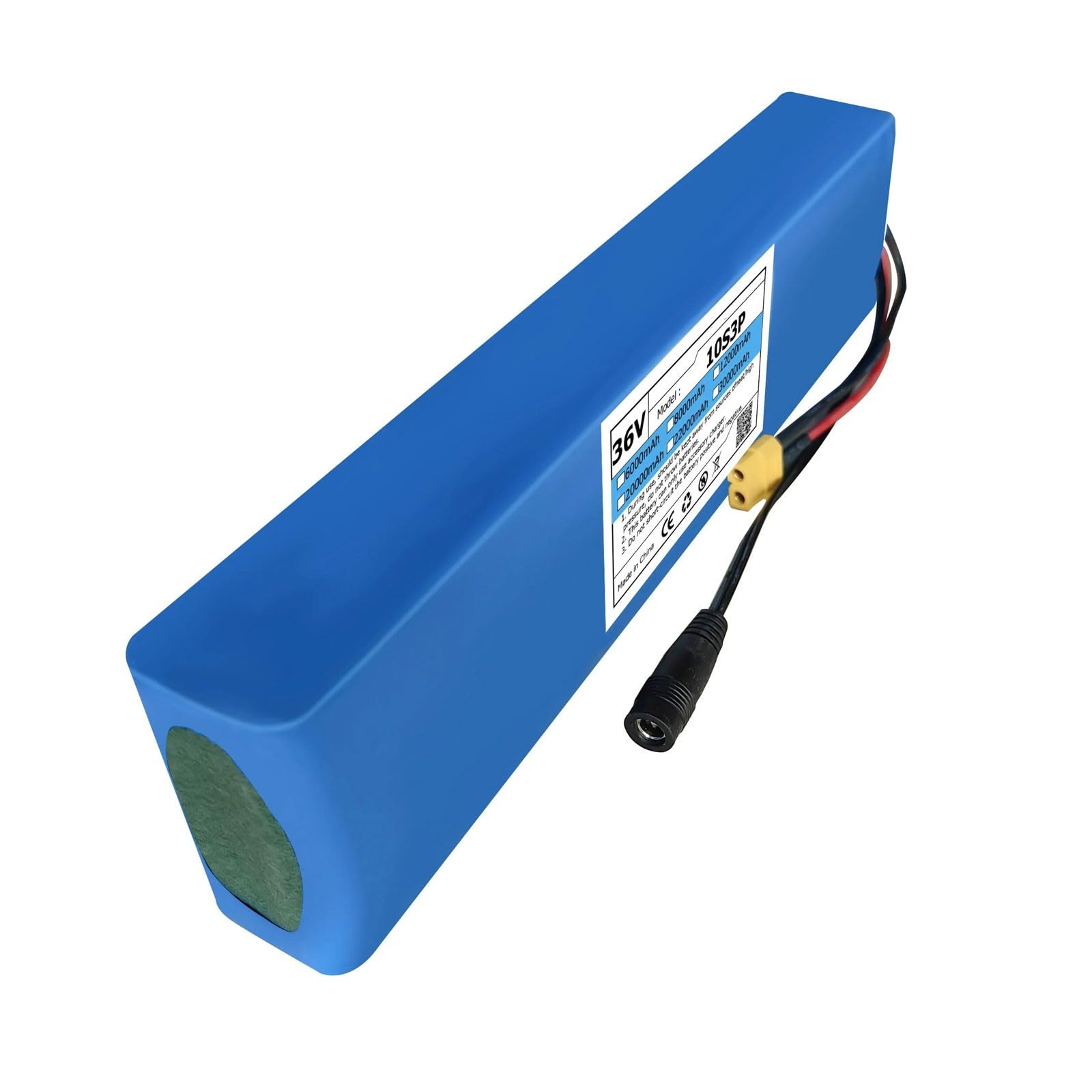 Batterie 36V 30Ah Pour Vélo Et Trottinette – BMS 20A, Chargeur Inclus, 600W Max