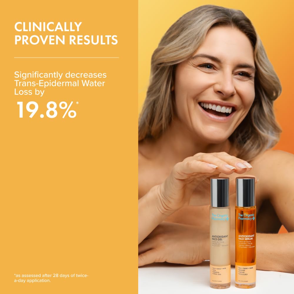 The Organic Pharmacy Antioxidant Duo Kit, 2x5ml, Skin barrier protection, Anti-ageing, Anti-pollution & Antioxidant - Image 4