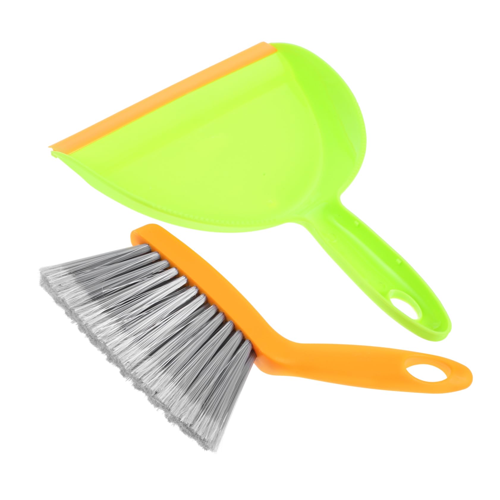 SEWOART 1 Set Broom Dustpan Set Small Tabletop Brush Handheld Broom Small Brush Hand Broom Dust Pan Broom Brush Dustpan Mini Cleaning Broom and Dustpan Portable Hand Broom Keyboard Pp