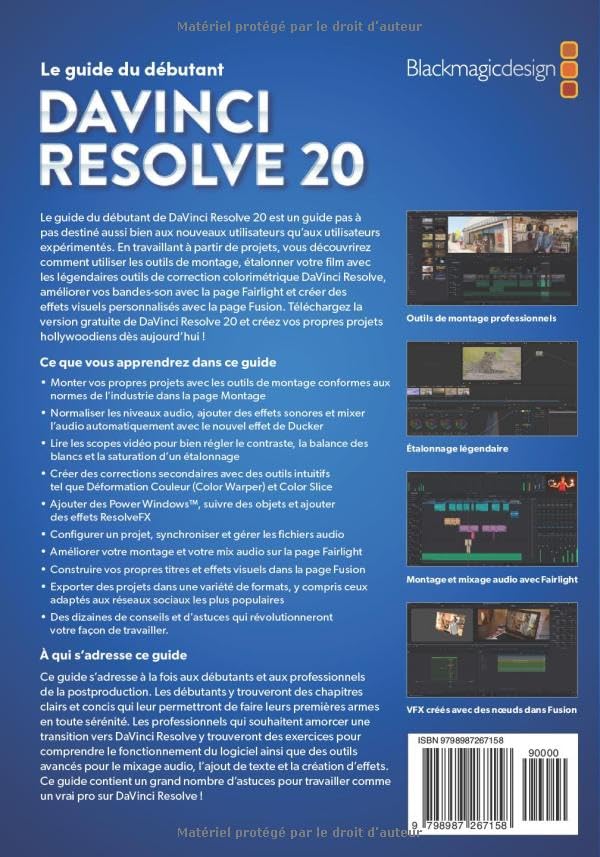 DaVinci Resolve 20 guide débutant avec méthode montage et étalonnage - 3