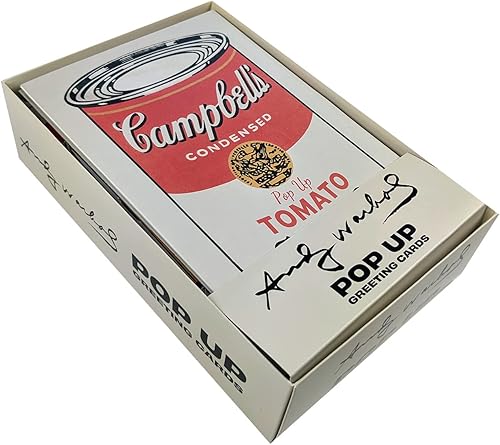 Miniatura 7 de Andy Warhol Pop Art 3D - Caja de tarjetas de felicitación desplegable (8 unidades)