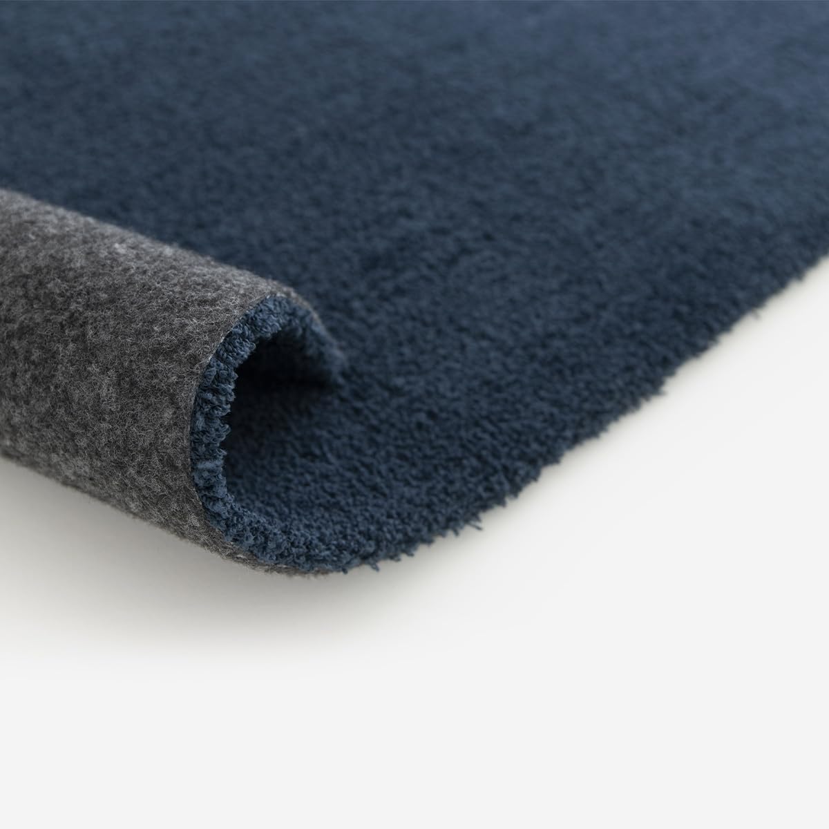 Alfombra antideslizante lisa para salón Elegance redonda BLU101