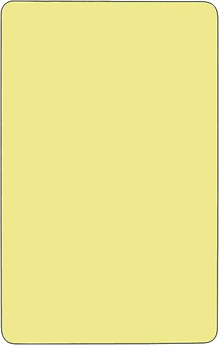 Miniatura 5 de Flash Furniture Mesa de actividades laminada térmica rectangular de roble de 24 pulgadas de ancho x 48 pulgadas de largo, patas ajustables en altura